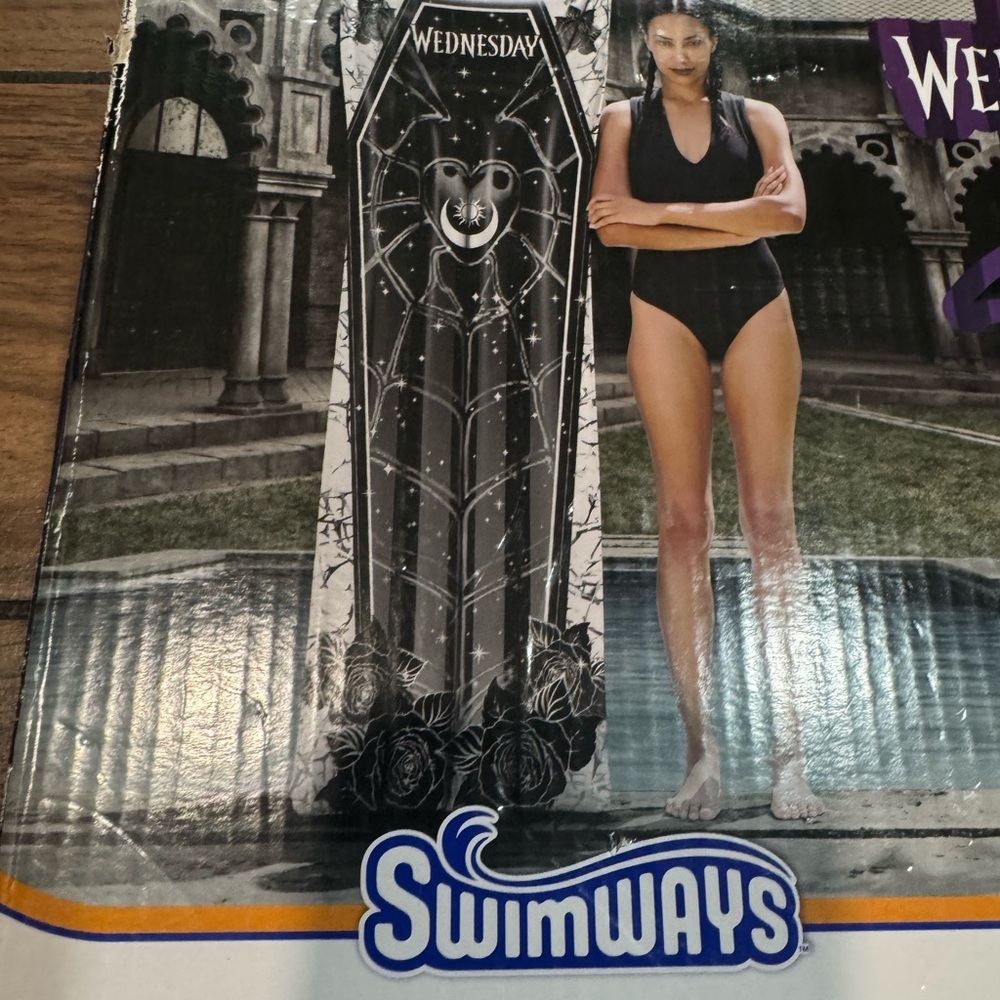 Wednesday Addams themed inflatable Pool Float - Picture 4 of 8